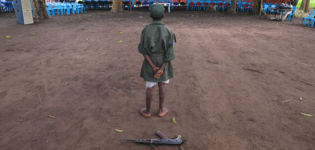 niños asesinados o mutilados en los escenarios de conflicto