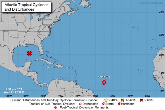 Tormenta tropical Gonzalo tormenta tropical Gonzalo