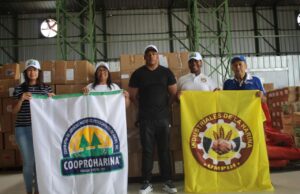 Umpih y Cooproharina donan panes y medicamentos a Haití donan panes