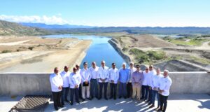 Presidente Abinader inaugura embalse de la presa Montegrande