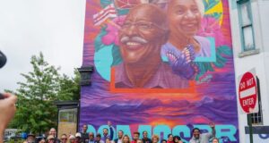 primer mural dominicano en Washington